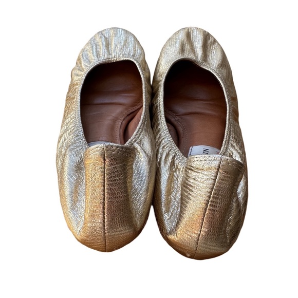 Lanvin Gold Ballet Flats - Picture 3 of 6